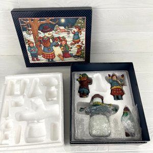 Lang & Wise Classic Santa Our Favorite Snowman Set Lisa Blowers 1st Edition 1998